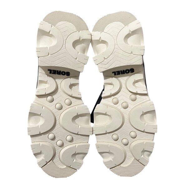 Sorel Women's Brex Cozy Lace Bootie Sneaker Black Size 5.5 - Picture 4 of 7